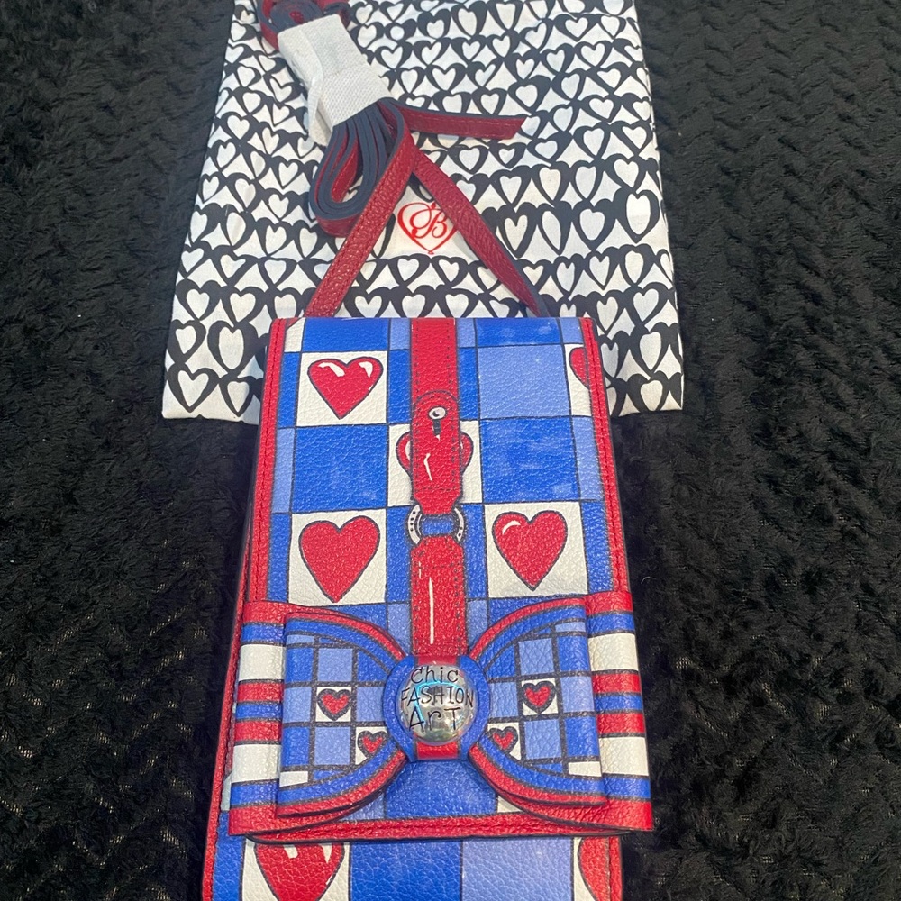 Brighton Red and Blue Heart Phone Case - Picture 2 of 9